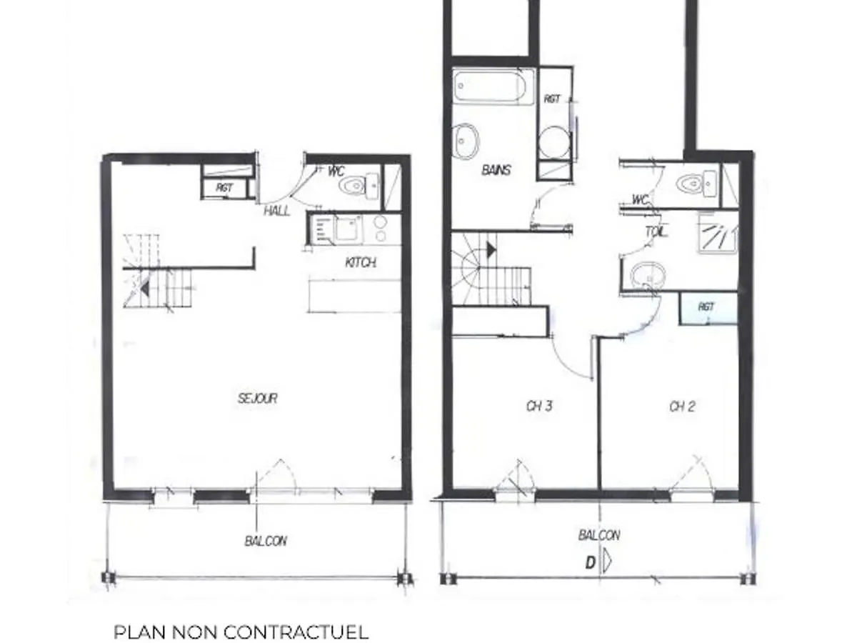 Les Menuires : Duplex 4 Pieces 8/10 Pers, Wifi, Casier A Skis - Fr-1-452-83 Saint-Martin-de-Belleville 0*,